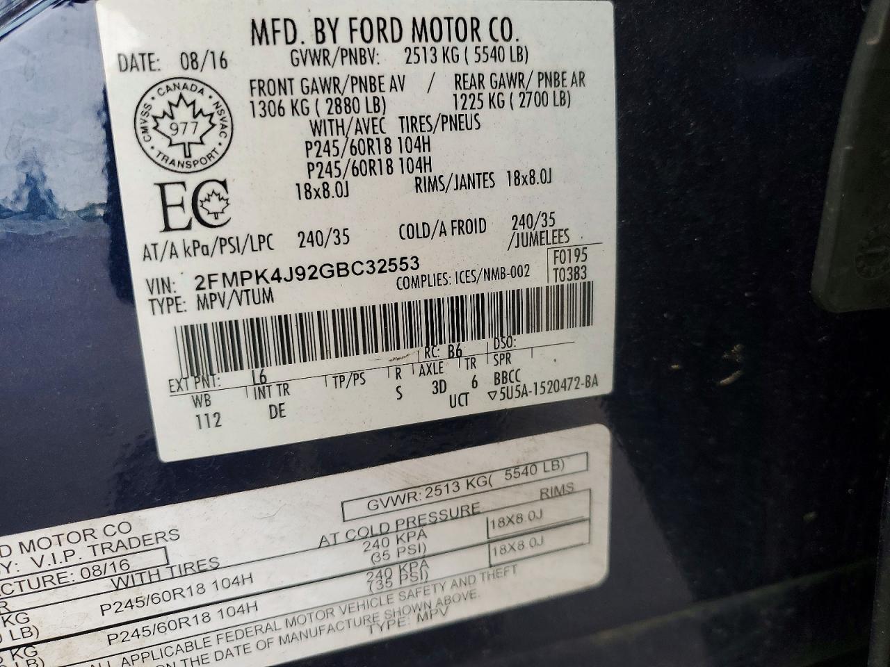 Ford Edge Sel