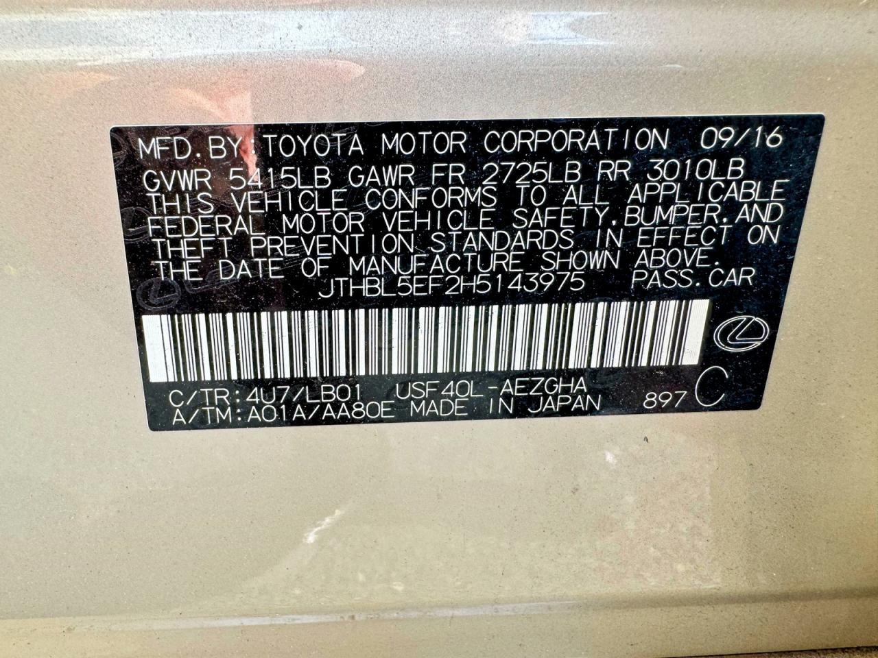 Lexus LS Base