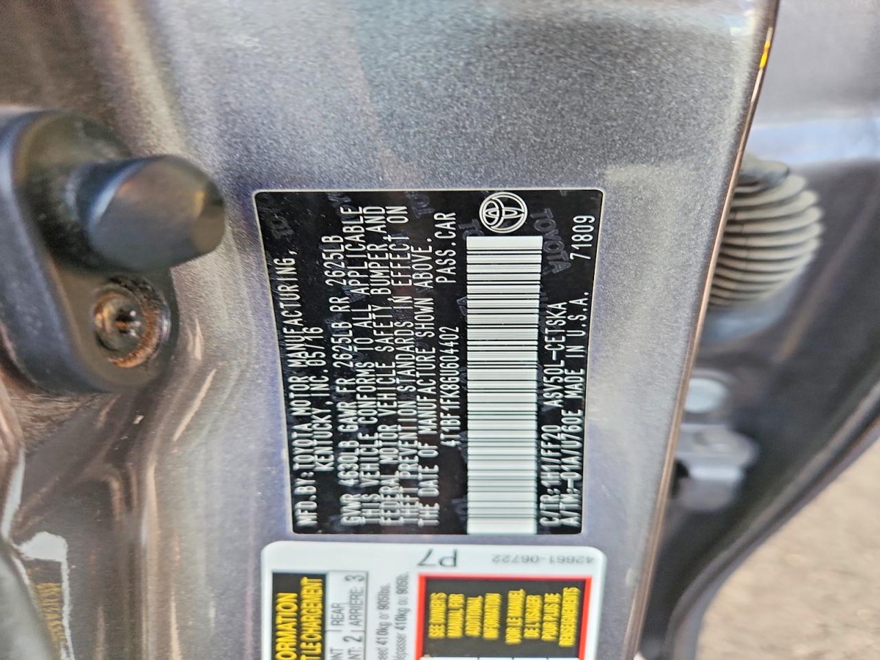 Toyota Camry Se