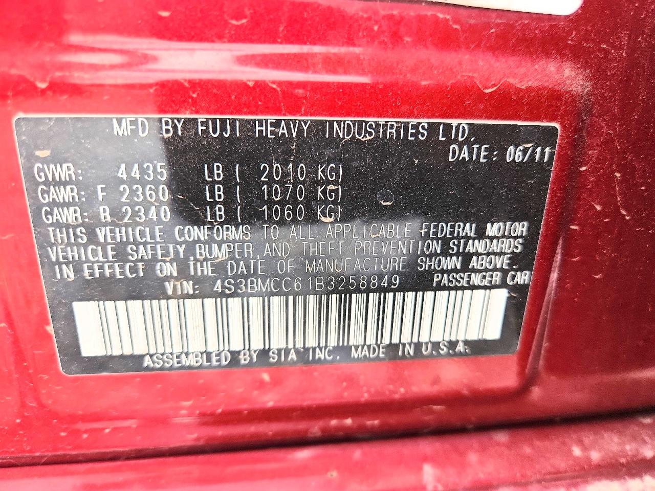 Subaru Legacy 2.5i Premium