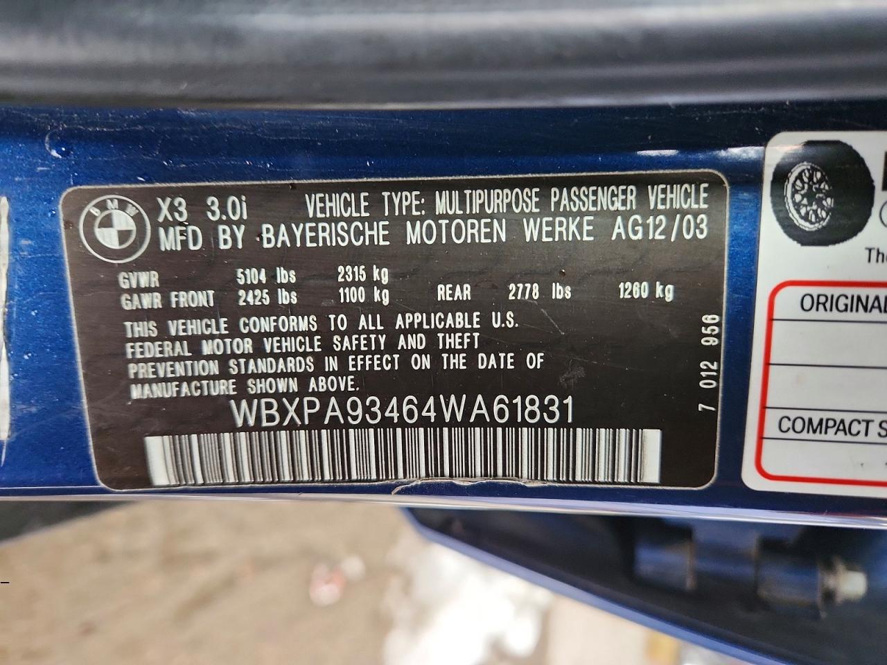 BMW X Series 3.0i