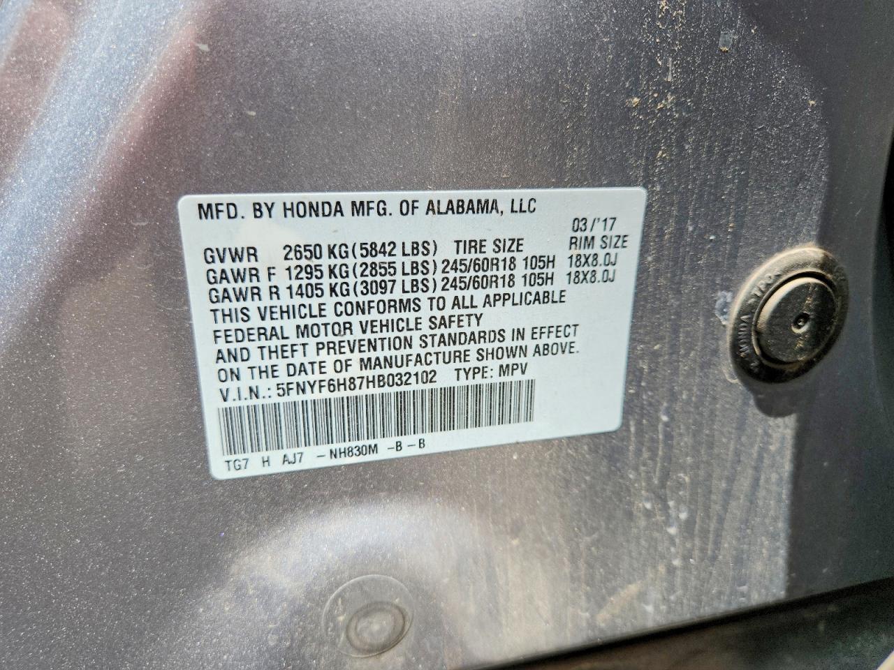 Honda Pilot Exl