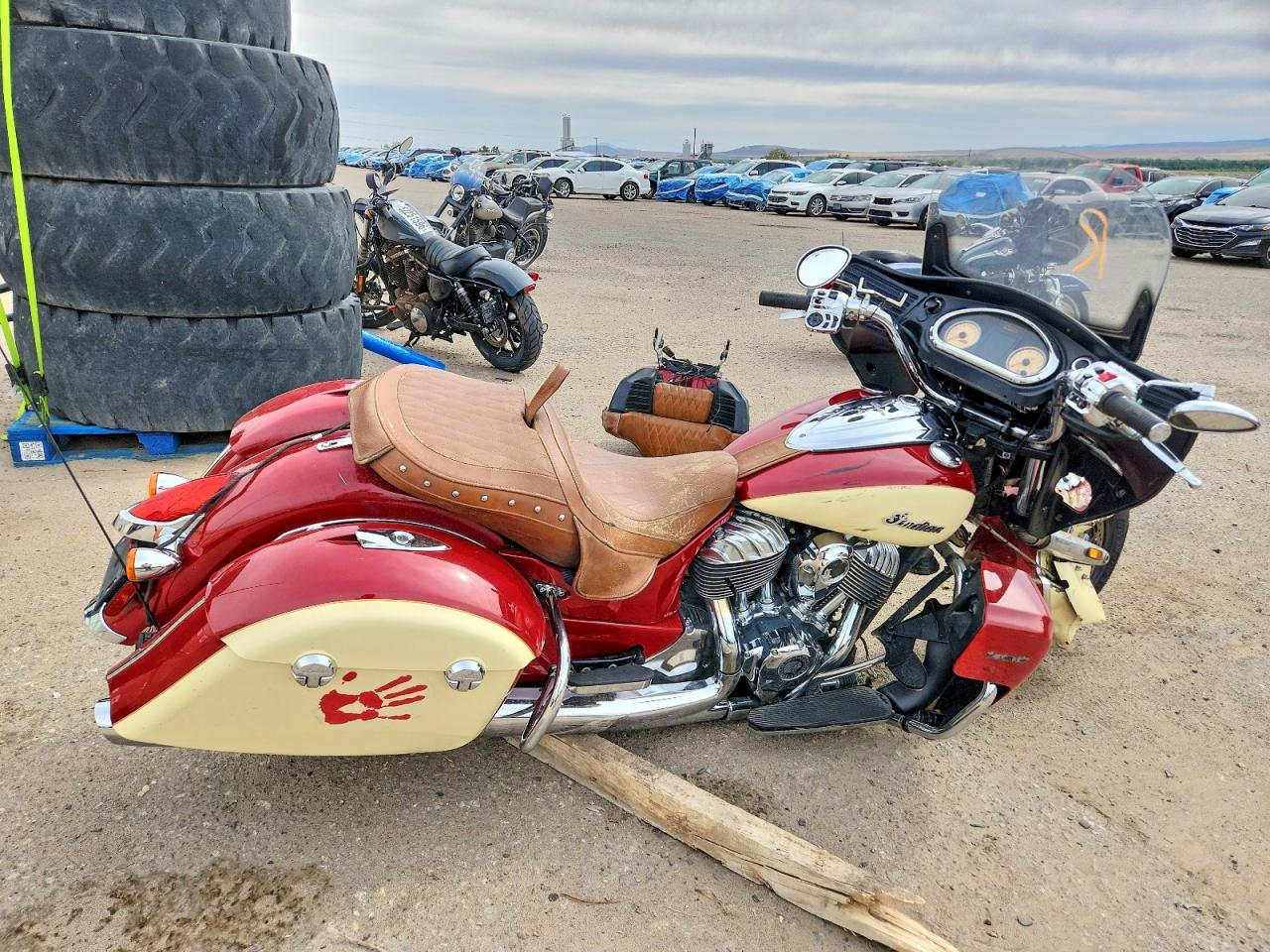 Salvage Indian Motorcycle Co. Motorcycle Image