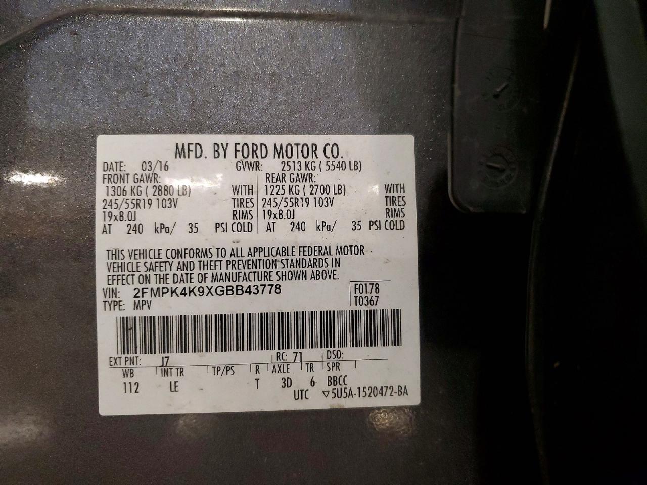 Ford Edge Titanium