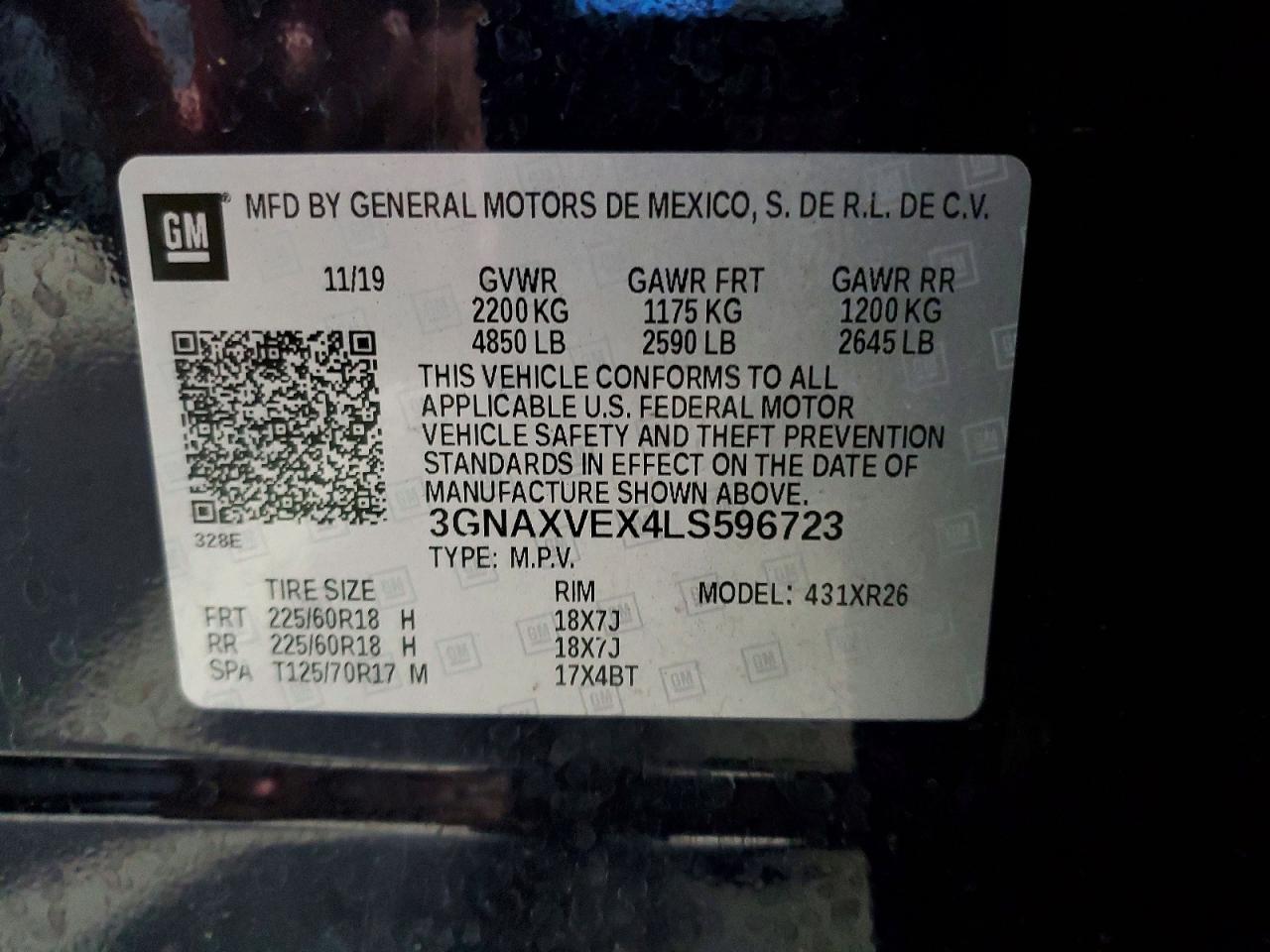 Chevrolet Equinox Lt