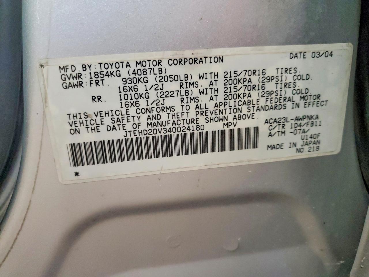 Toyota RAV4 Base