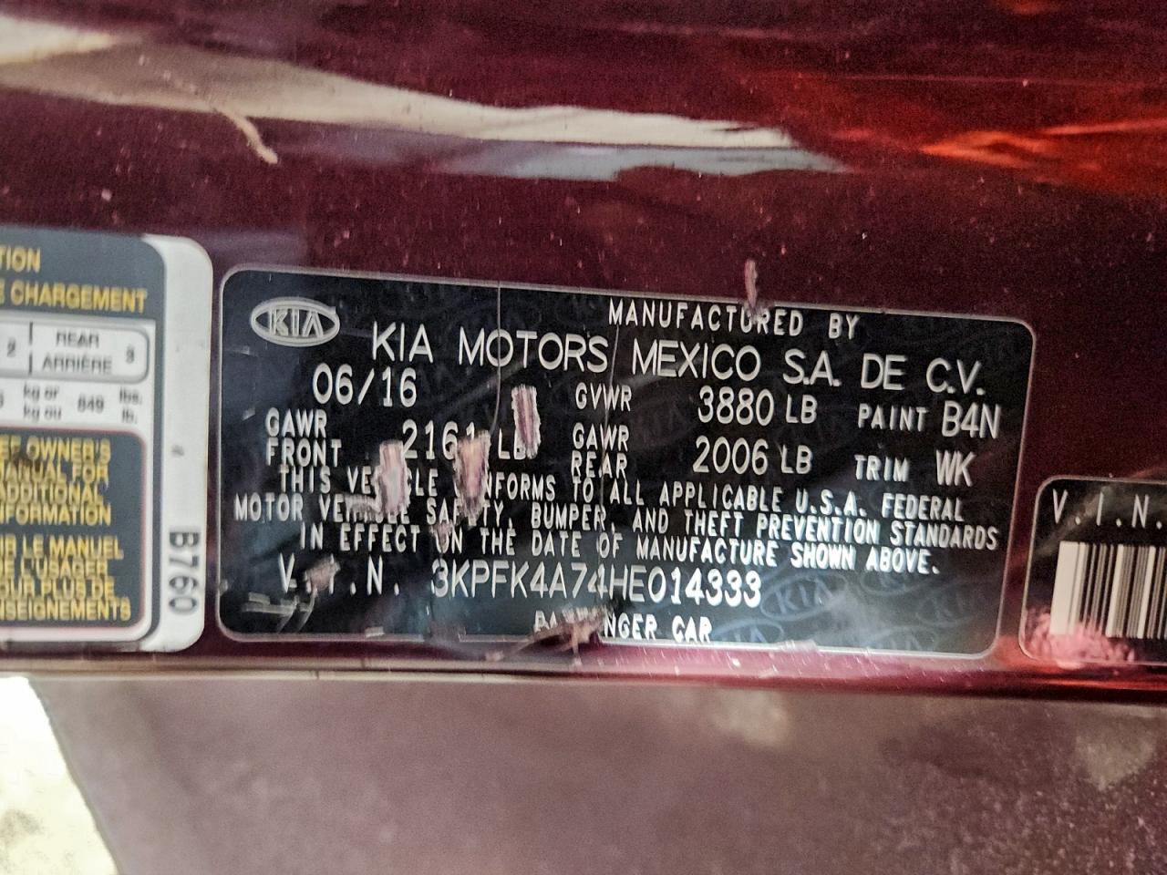 Kia Forte Lx