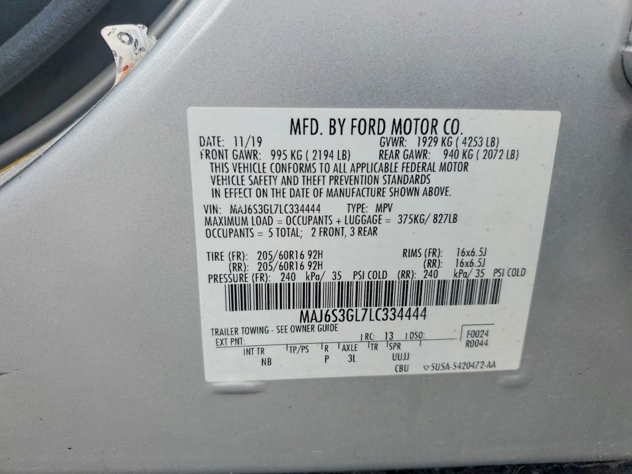 Ford EcoSport Se