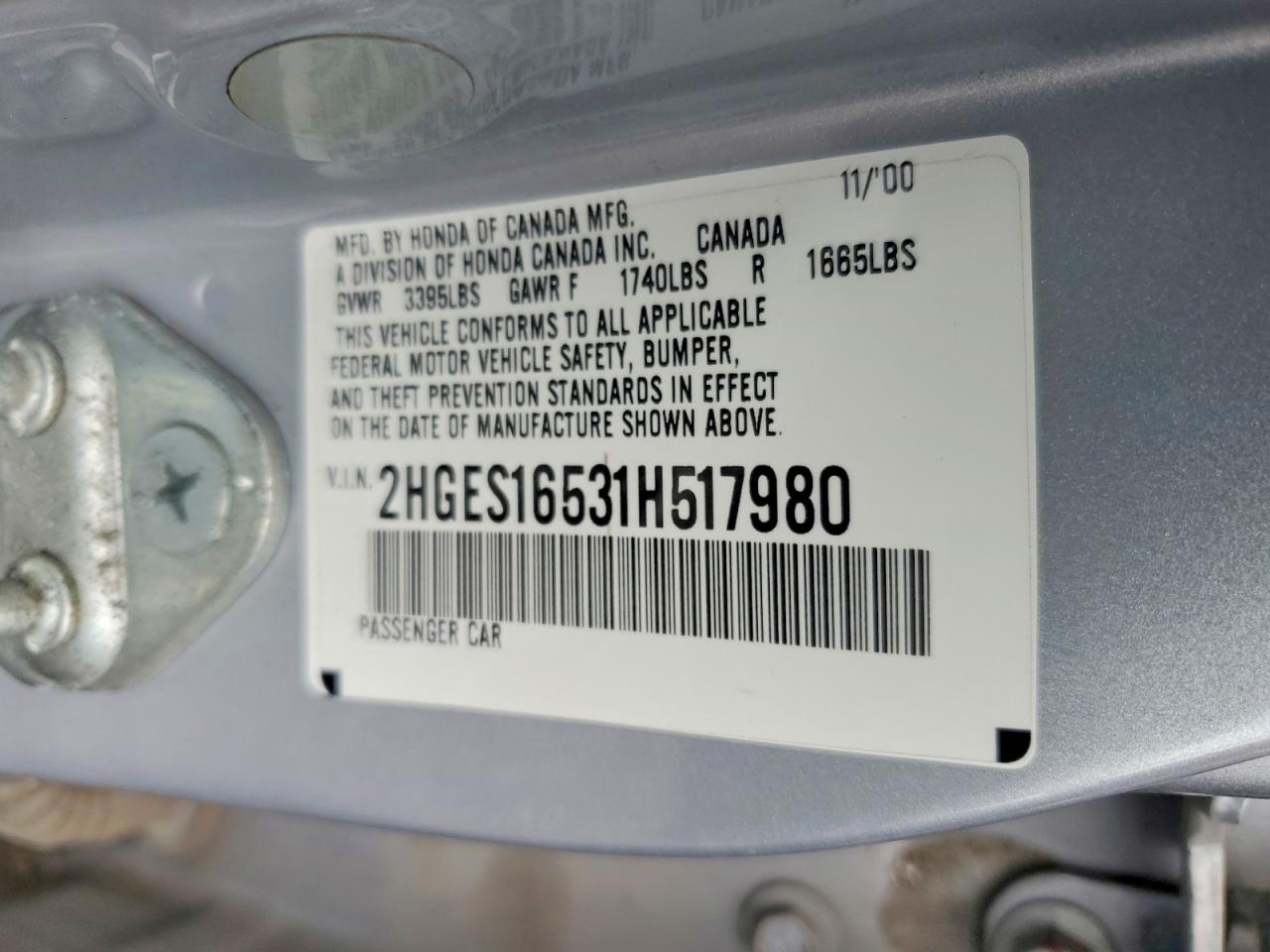 Honda Civic Lx
