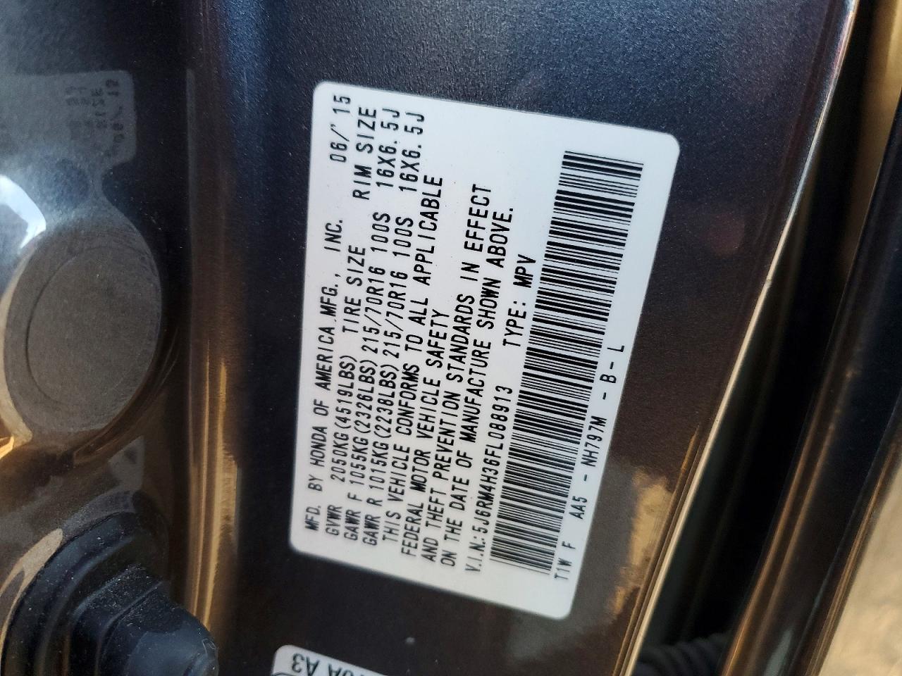 Honda Crv Lx