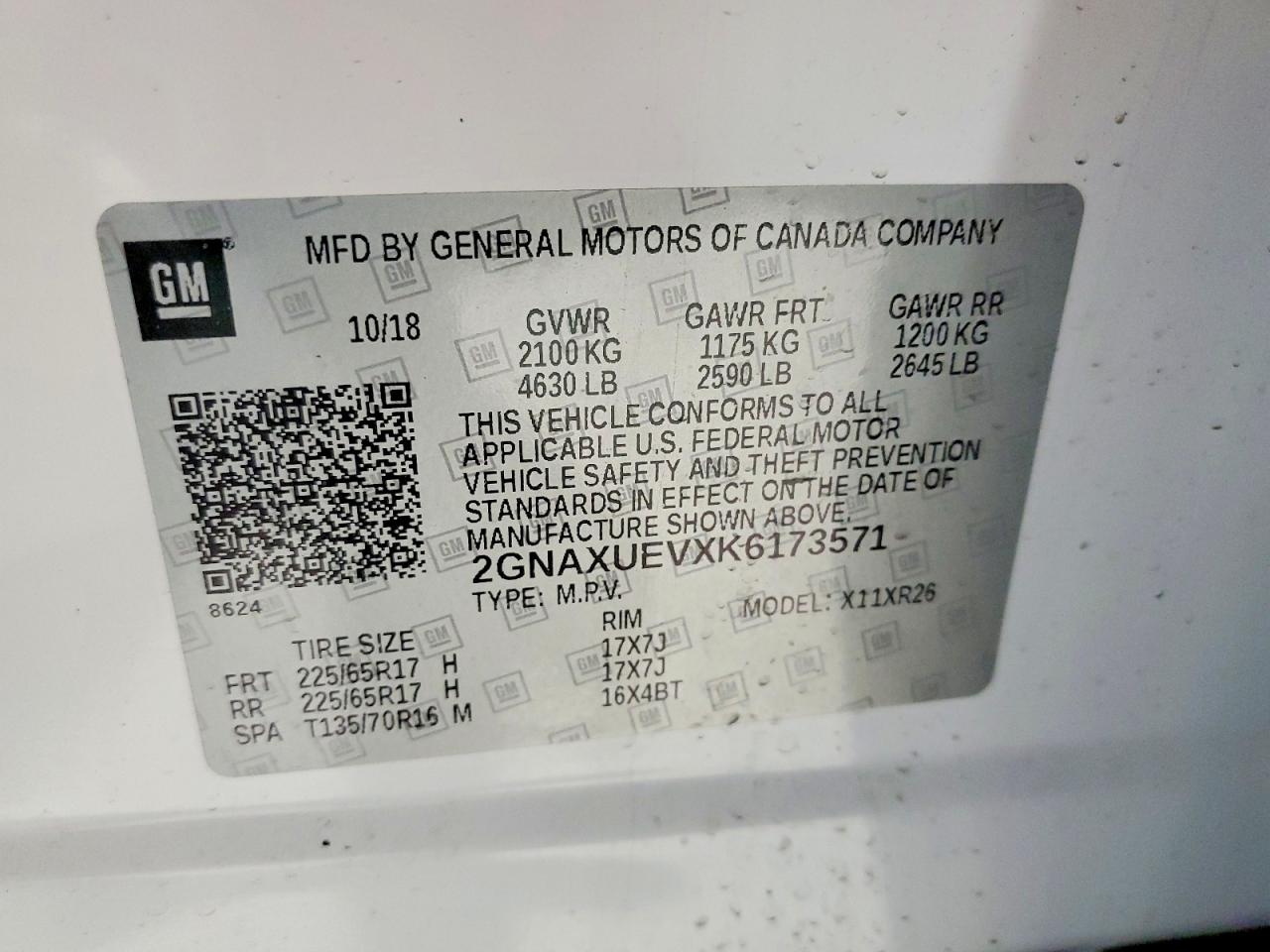 Chevrolet Equinox Lt