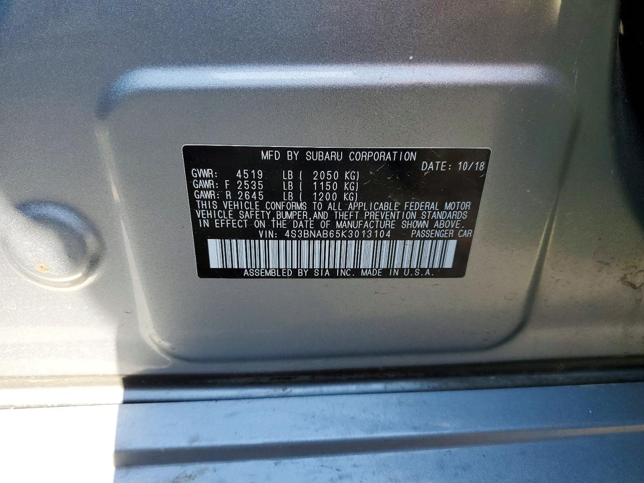 Subaru Legacy 2.5i