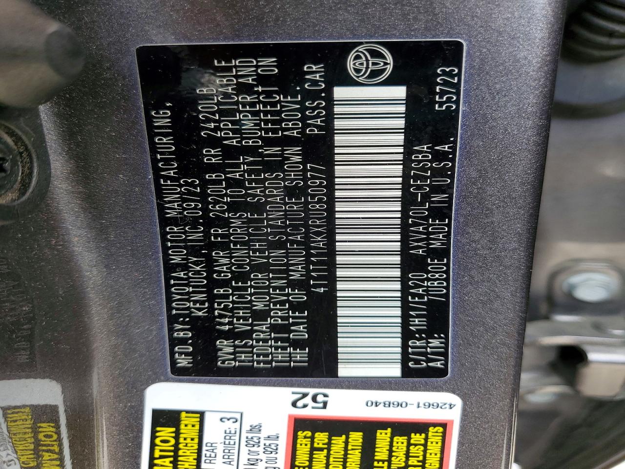 Toyota Camry Se