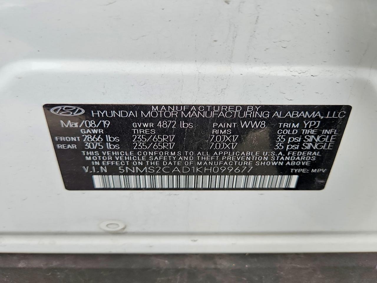 Hyundai SANTA FE Se