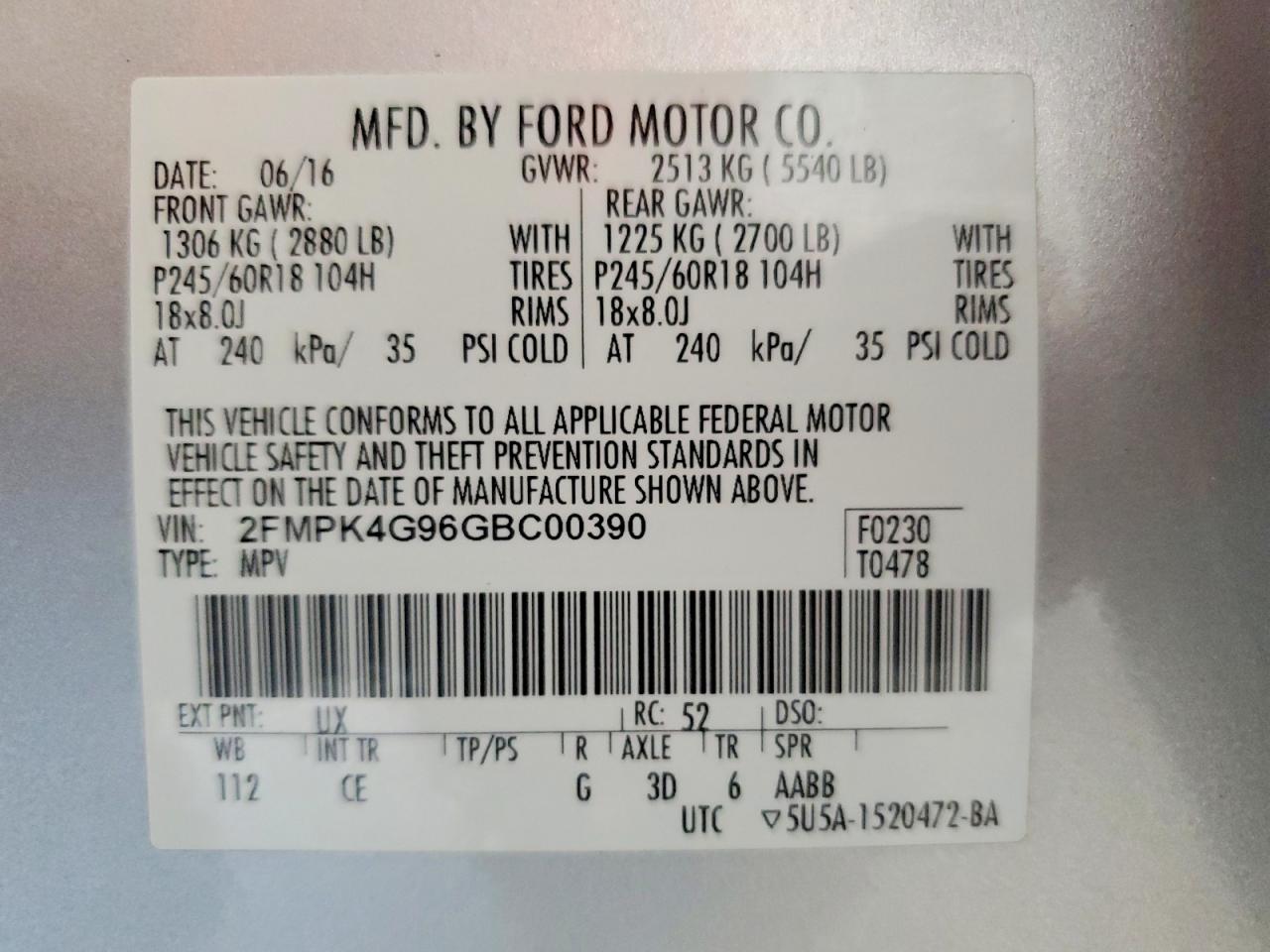 Ford Edge Se