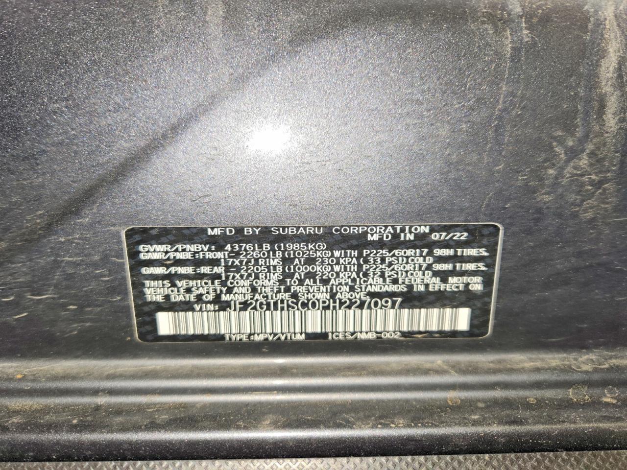 Subaru Crosstrek Sport