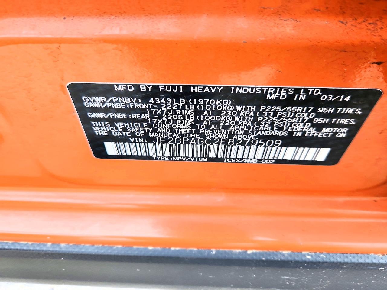 Subaru Xv 2.0 Limited