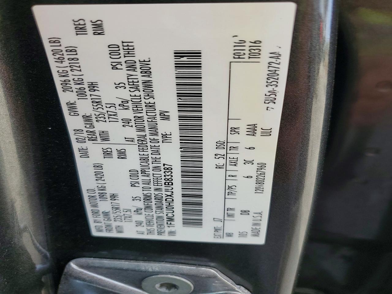 Ford Escape Sel