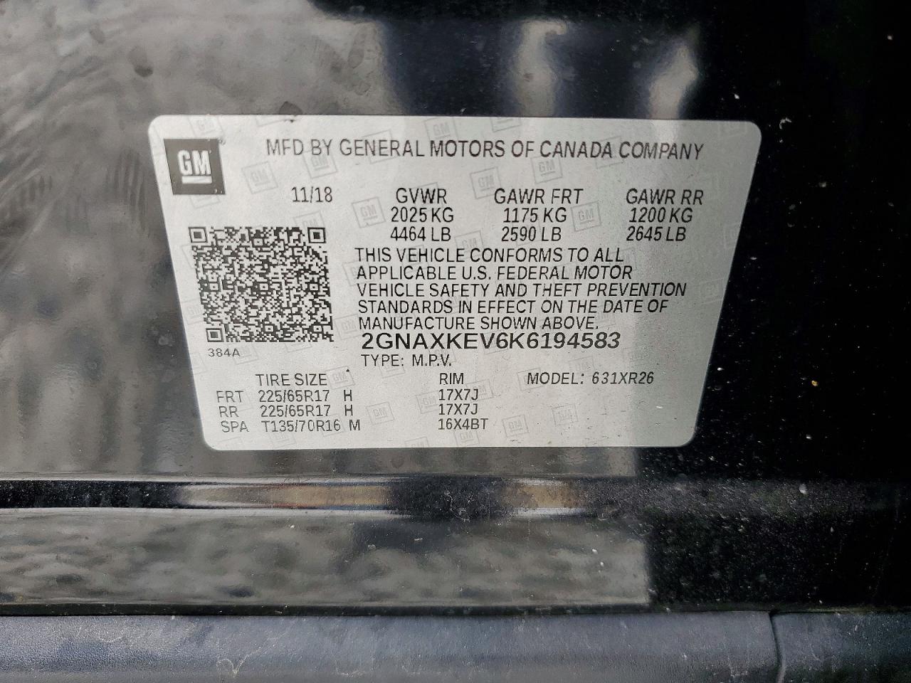 Chevrolet Equinox Lt
