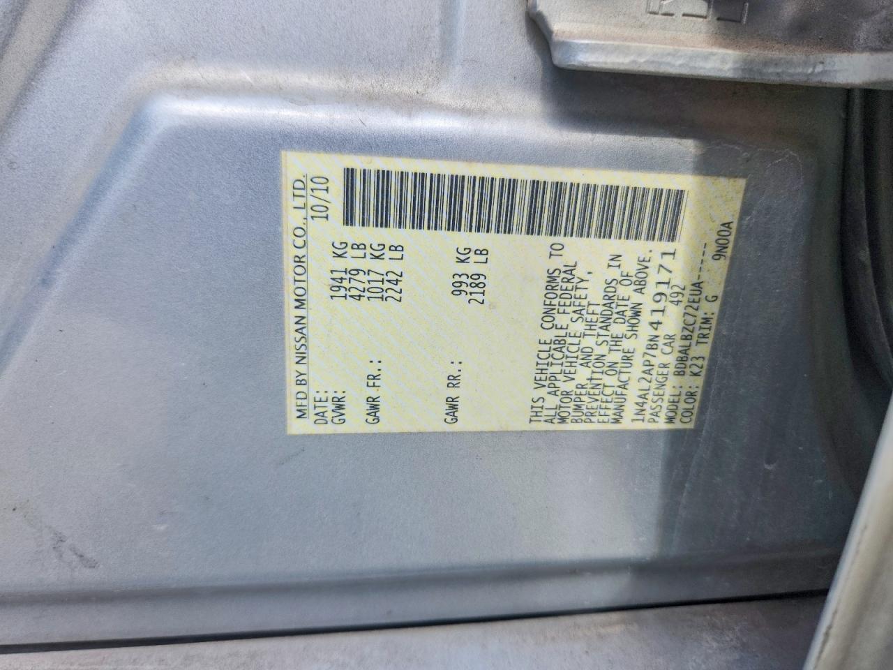 Nissan Altima 2.5