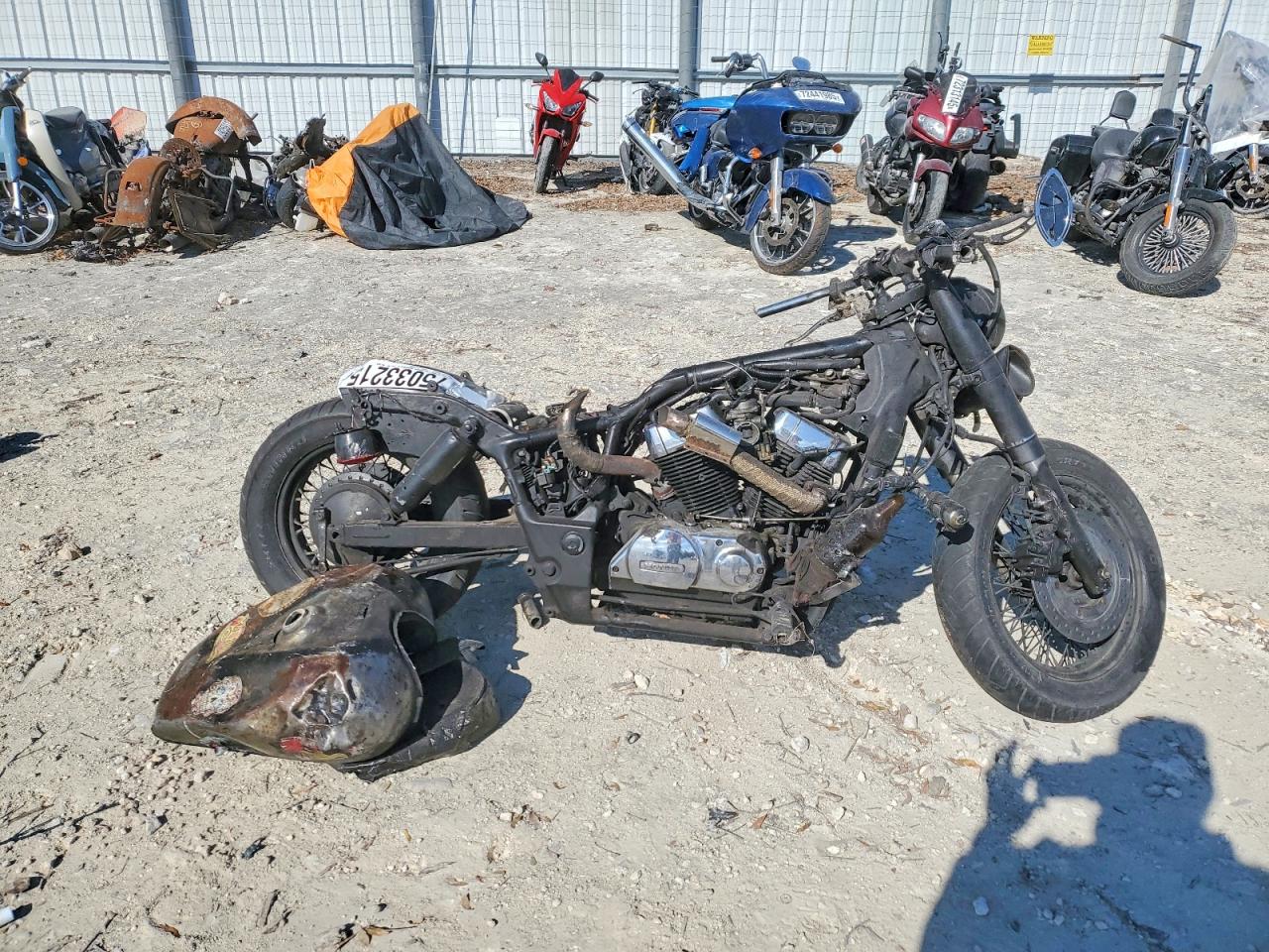 Salvage Honda Vt Cycle Image