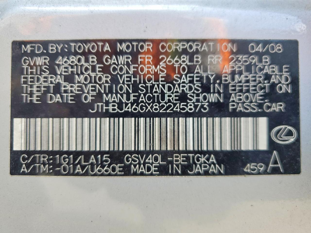 Lexus Es 350