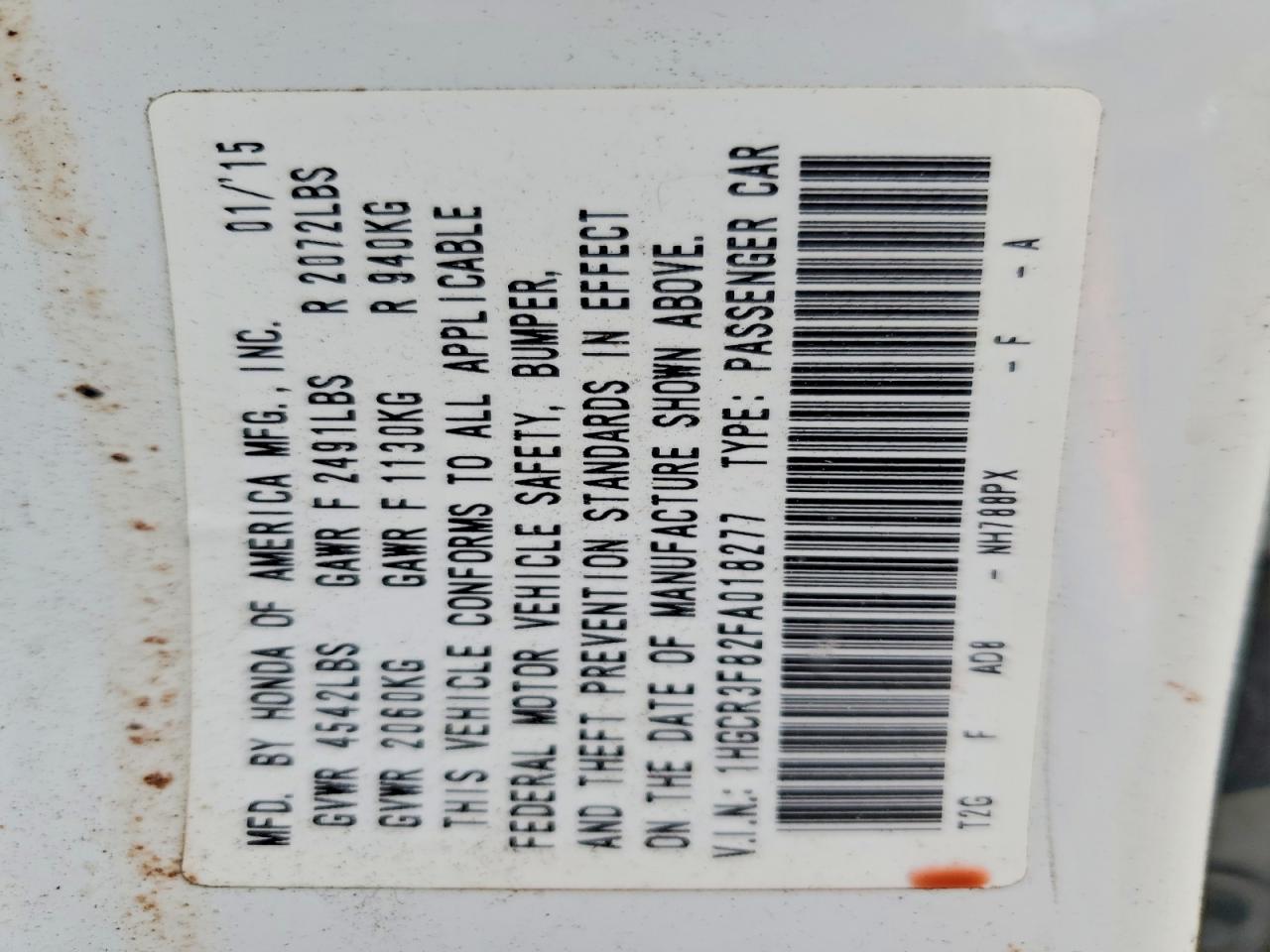 Honda Accord Exl