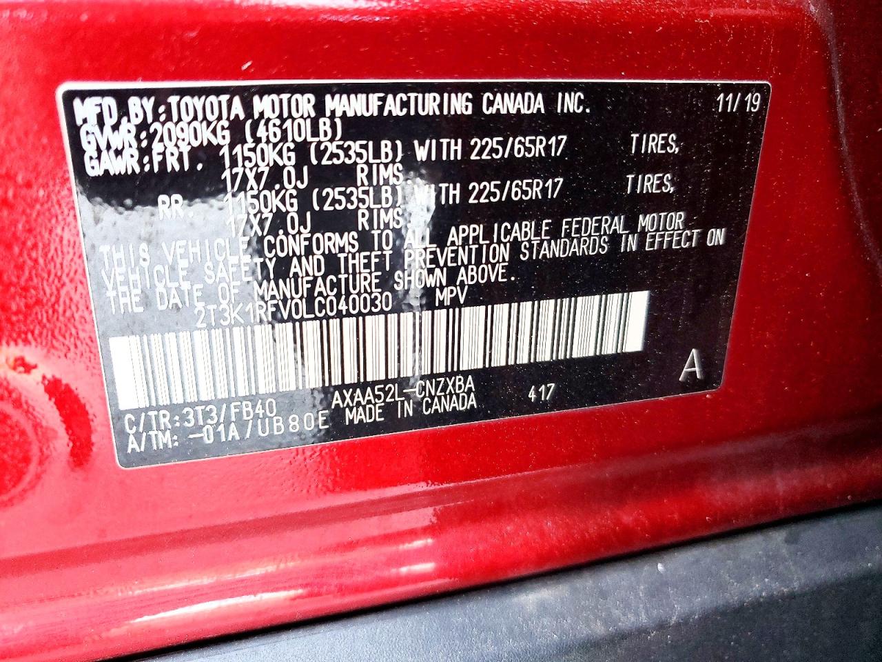 Toyota RAV4 Le