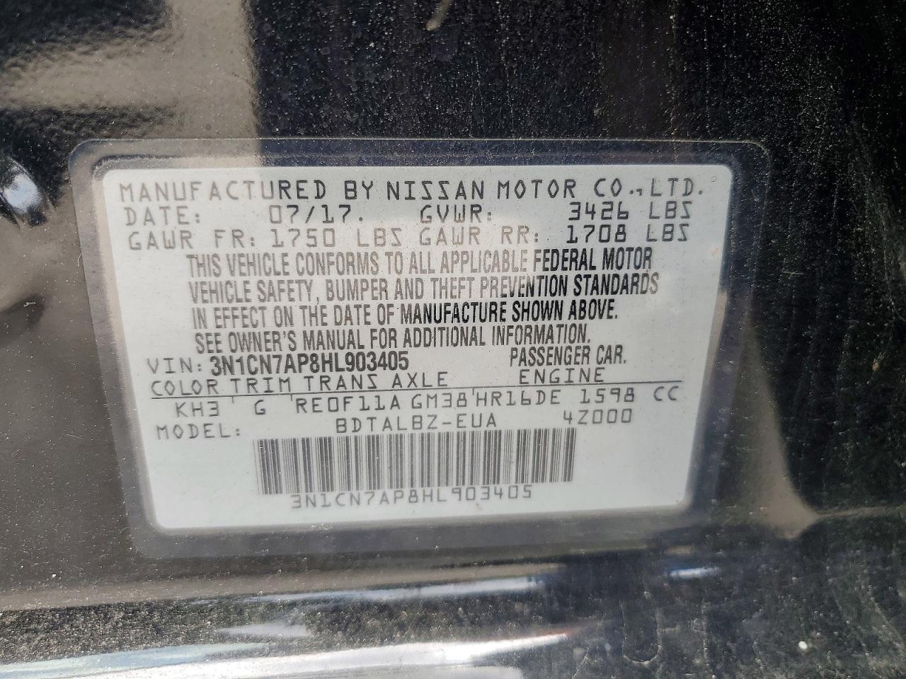 Nissan Versa 1.6 Sv