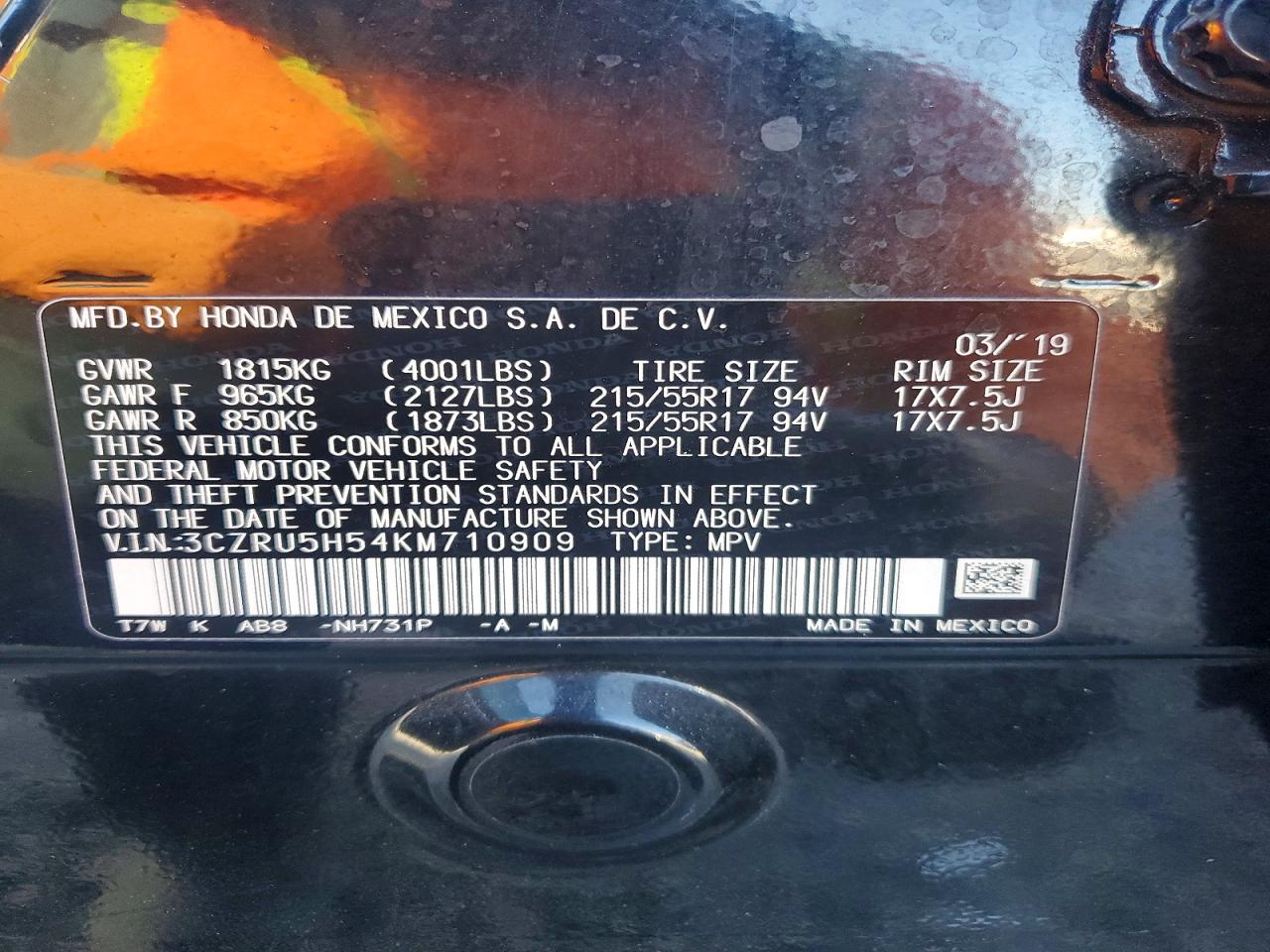 Honda HR-V Ex
