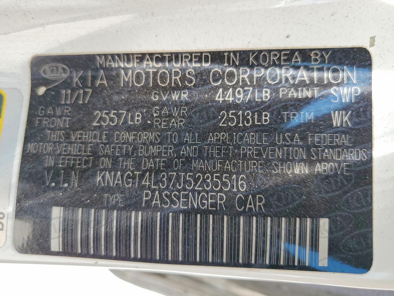Kia Optima Lx