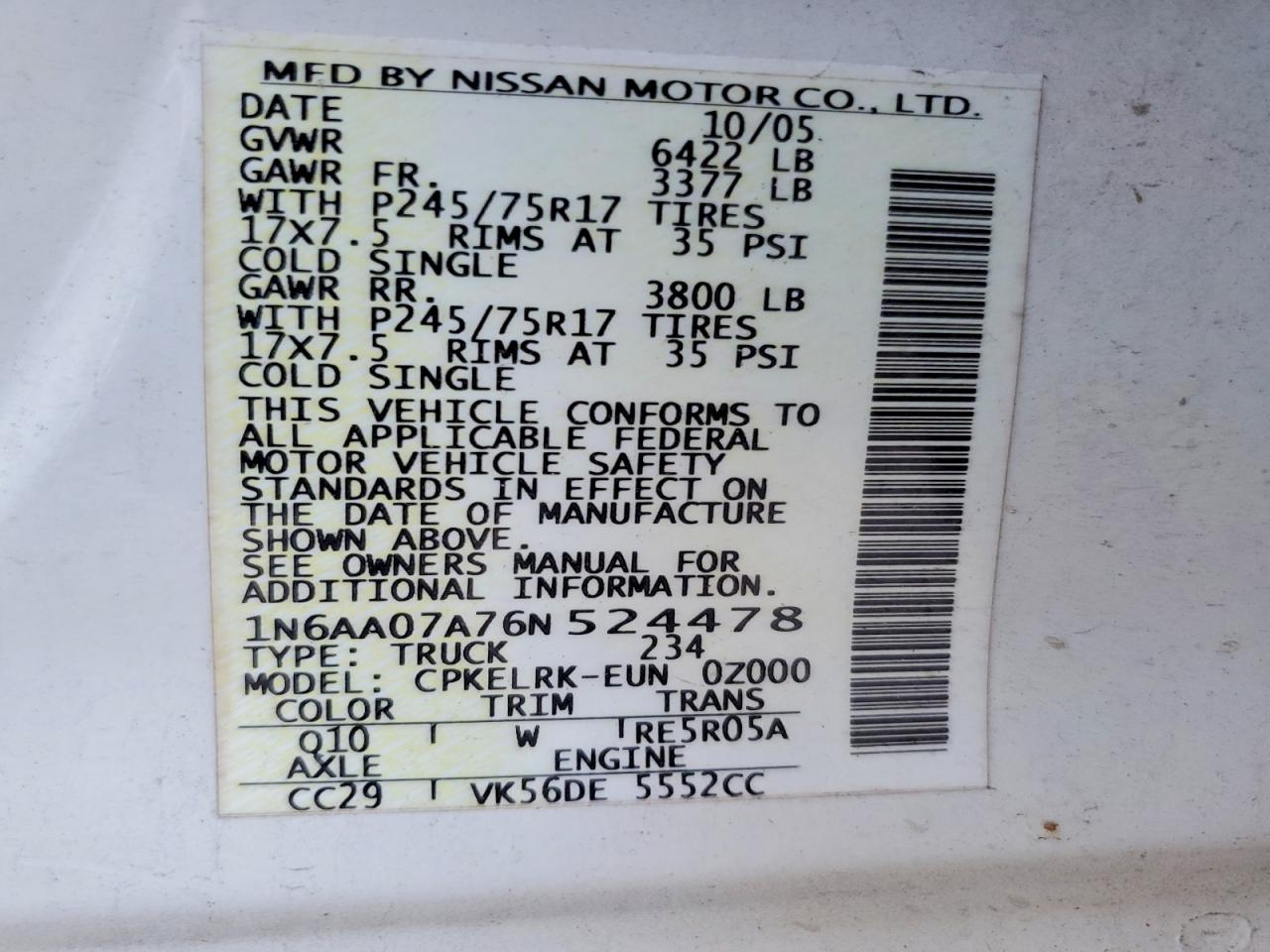 Nissan Titan Xe
