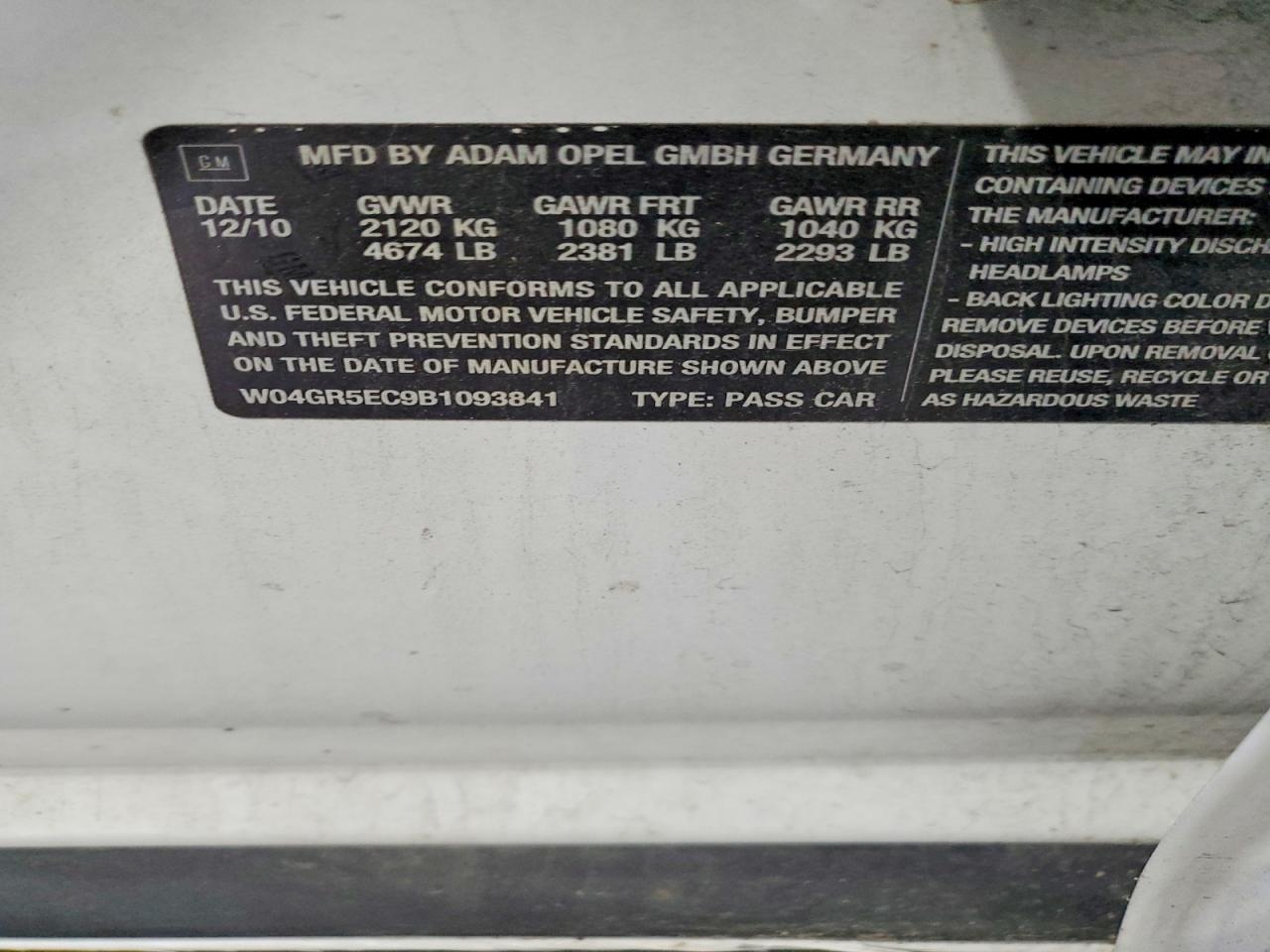 Buick Regal Cxl