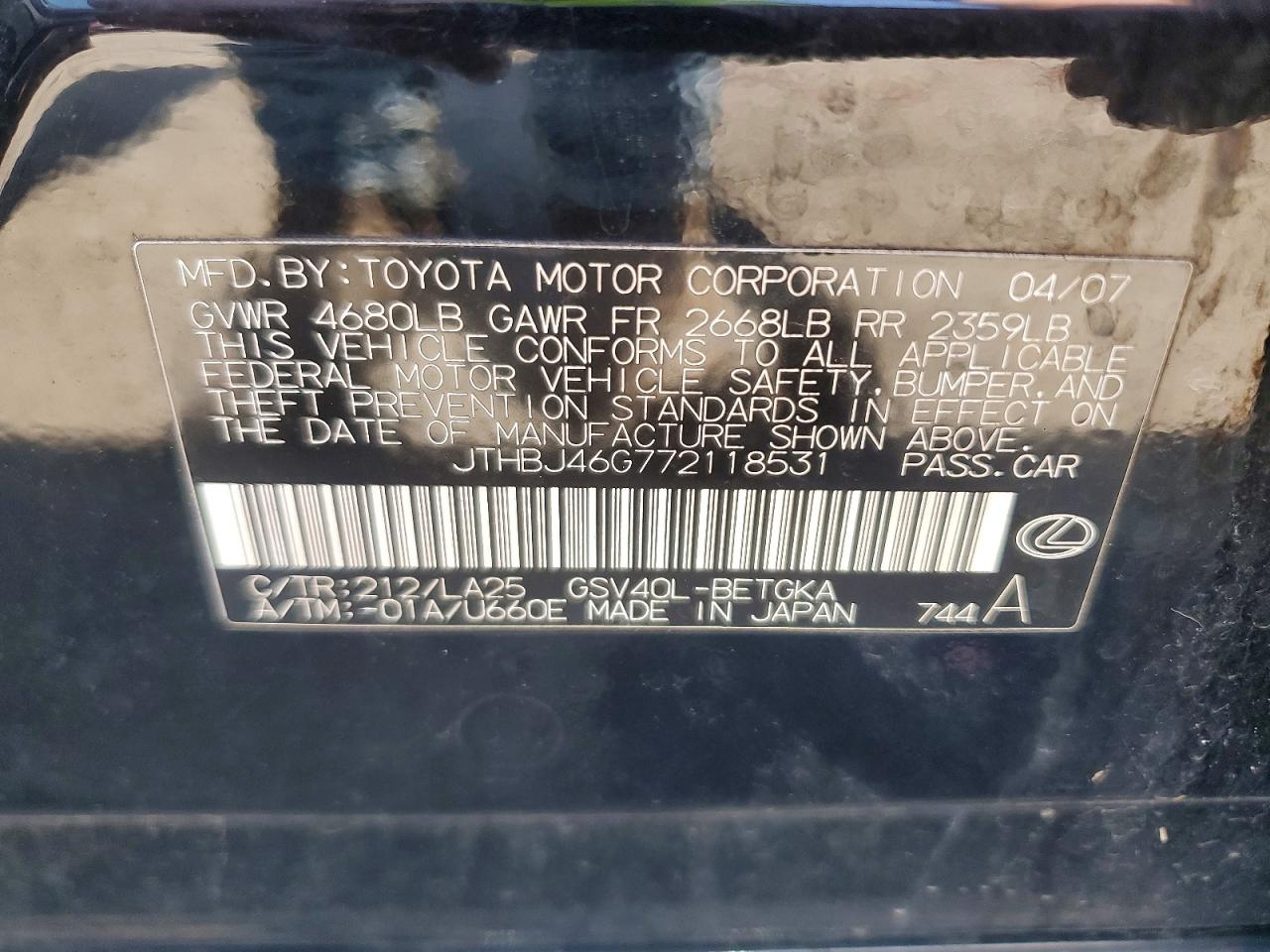 Lexus Es 350