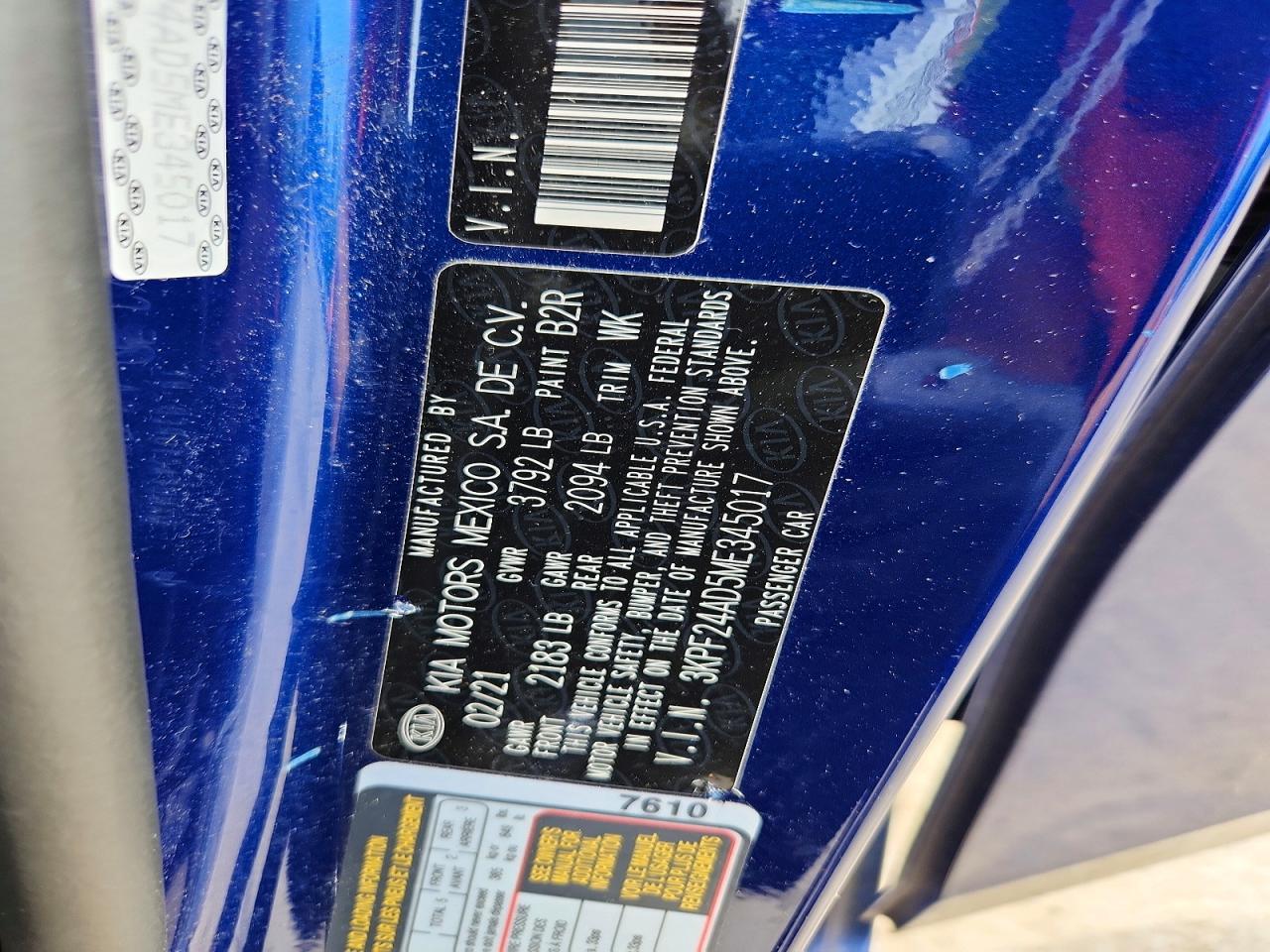 Kia Forte Lxs