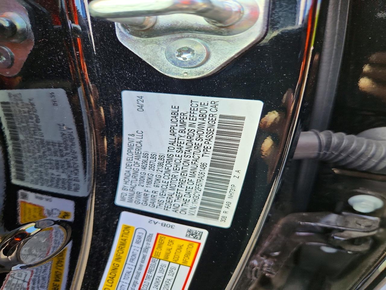 Honda Accord Hybrid Sport