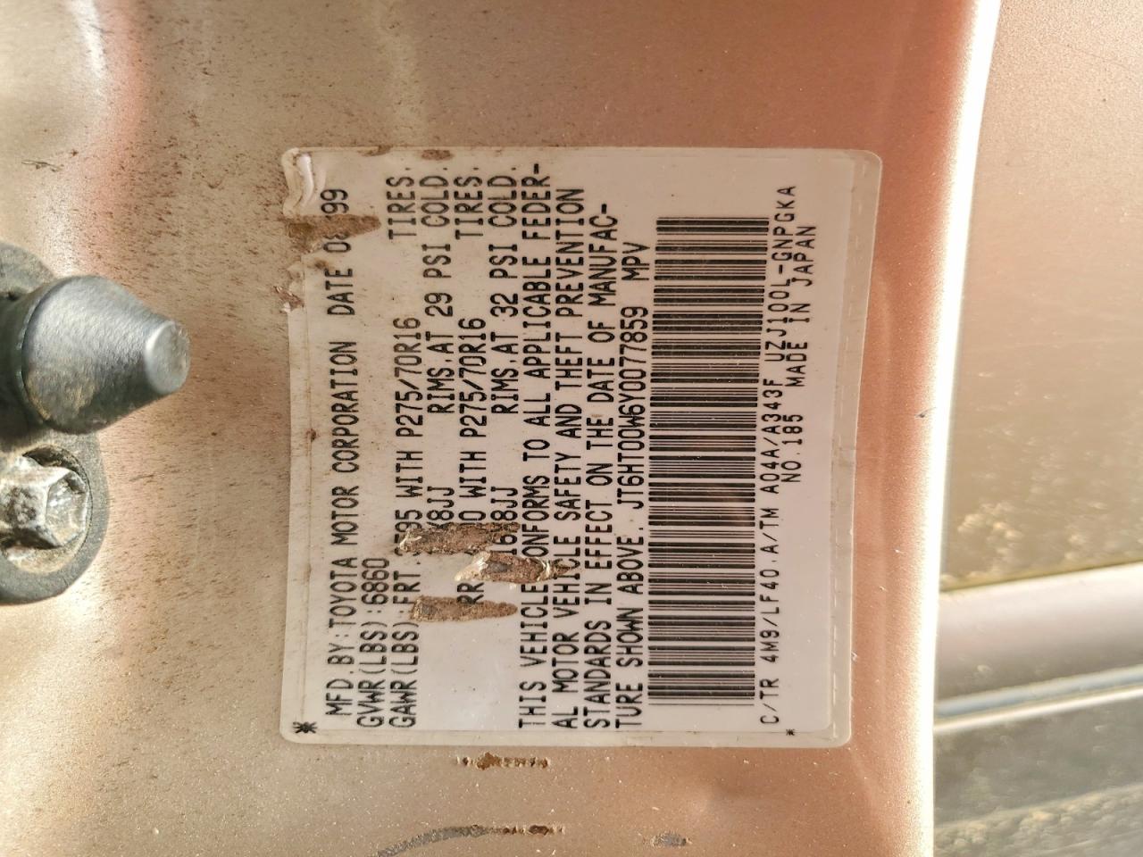 Lexus Lx470 470