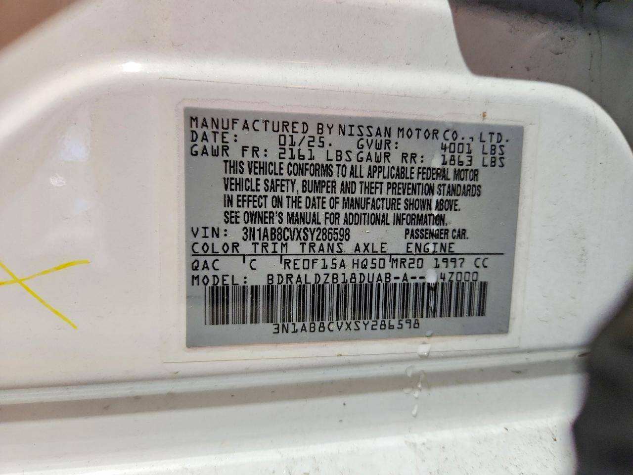 Nissan Sentra Sv