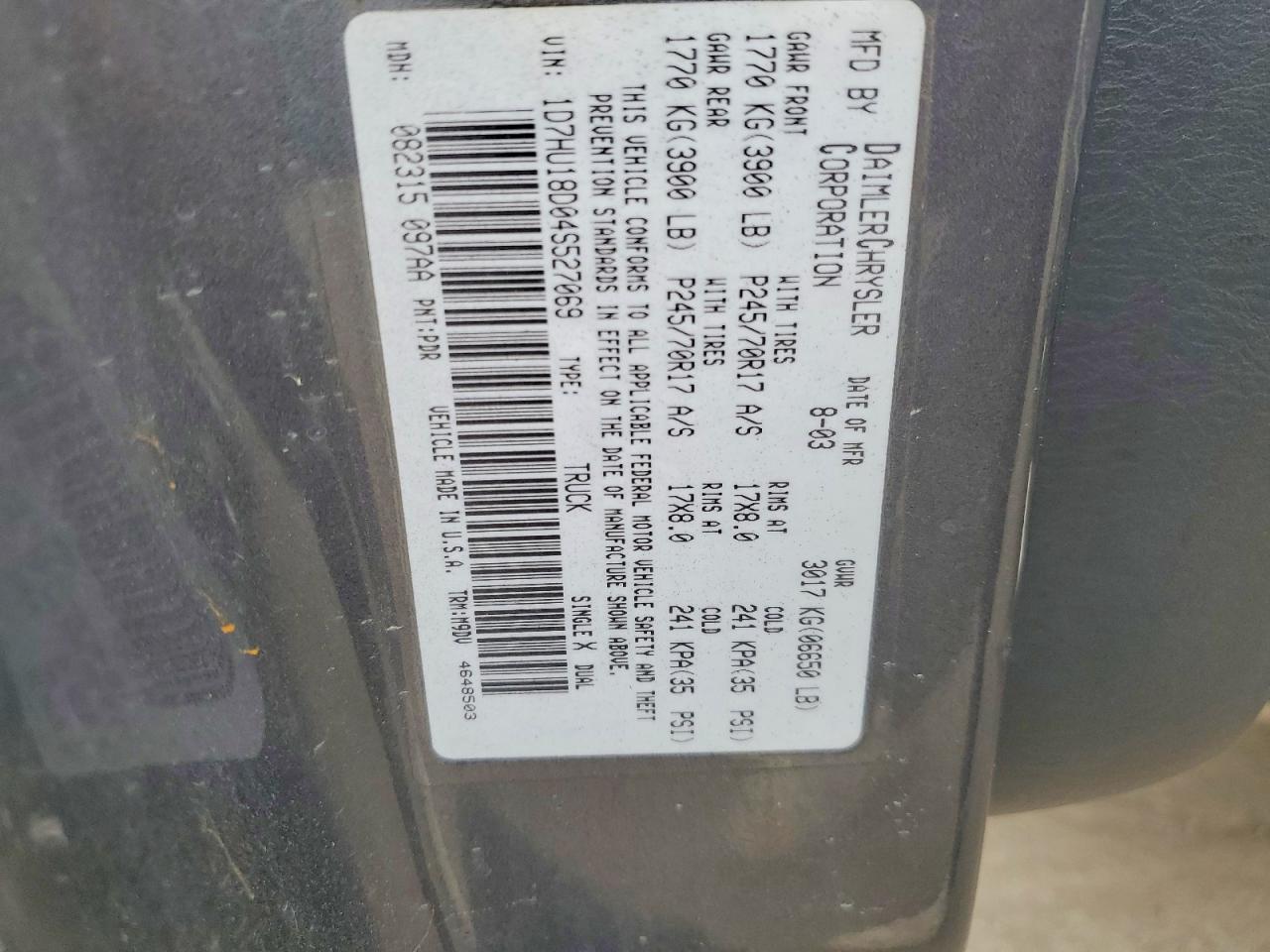 Dodge Ram 1500 St