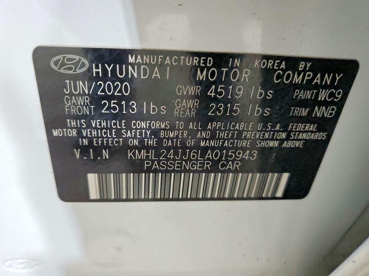 Hyundai SONATA Blue