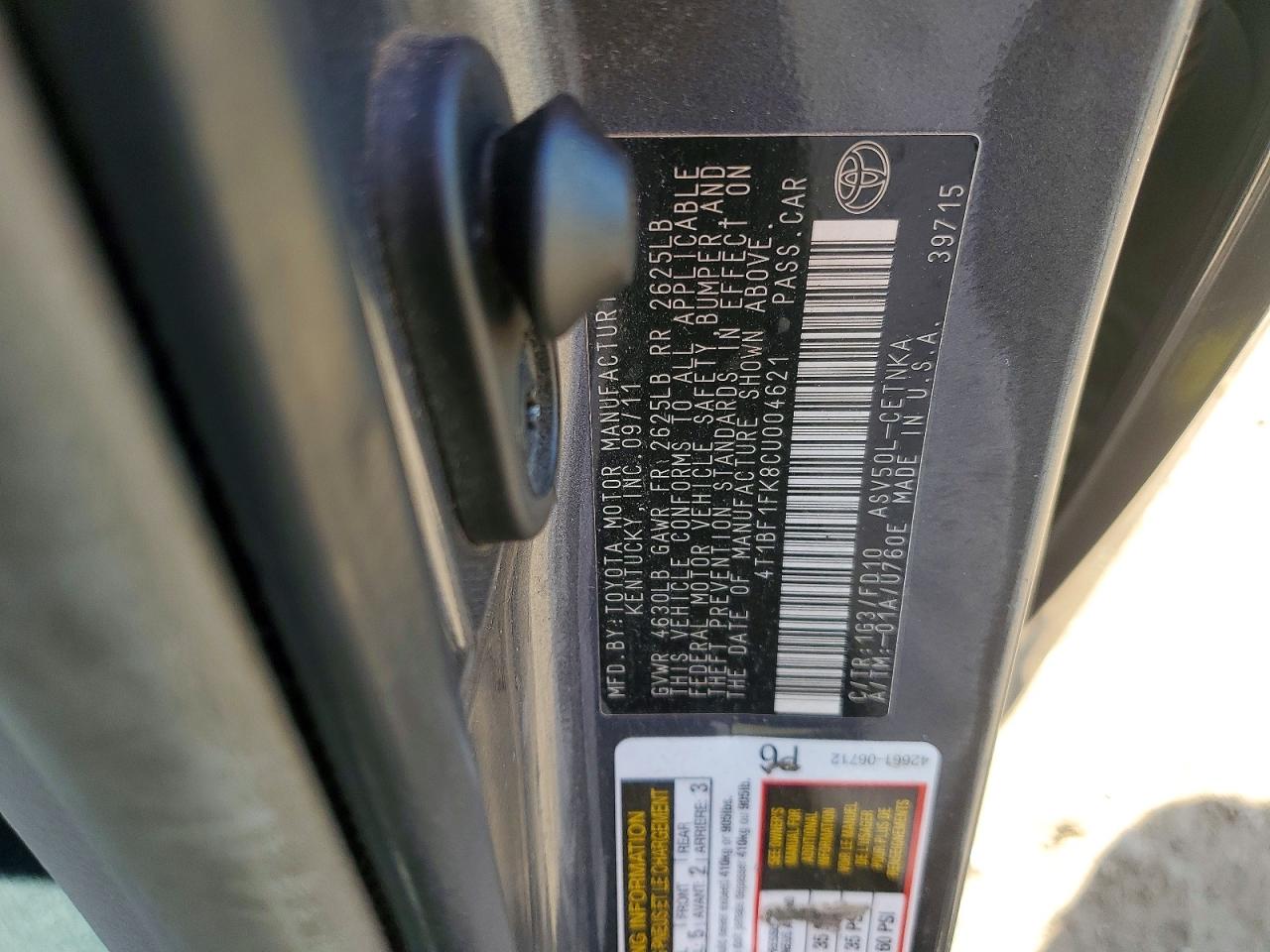 Toyota Camry Le