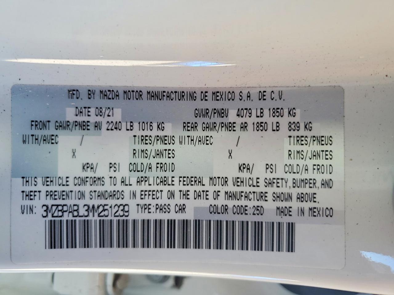 Mazda 3 Select