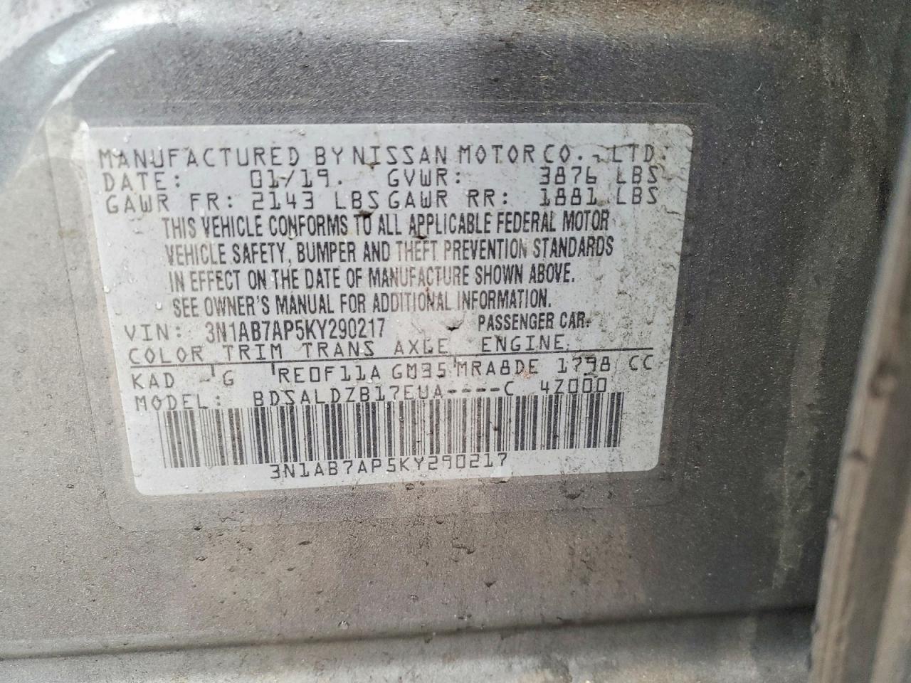 Nissan Sentra Sv