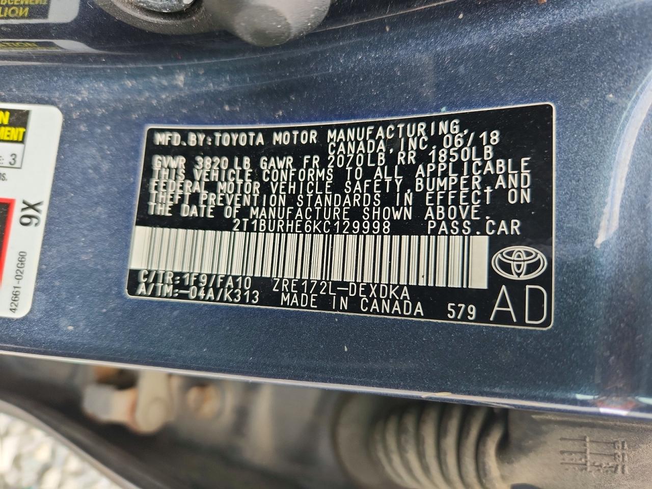 Toyota Corolla L