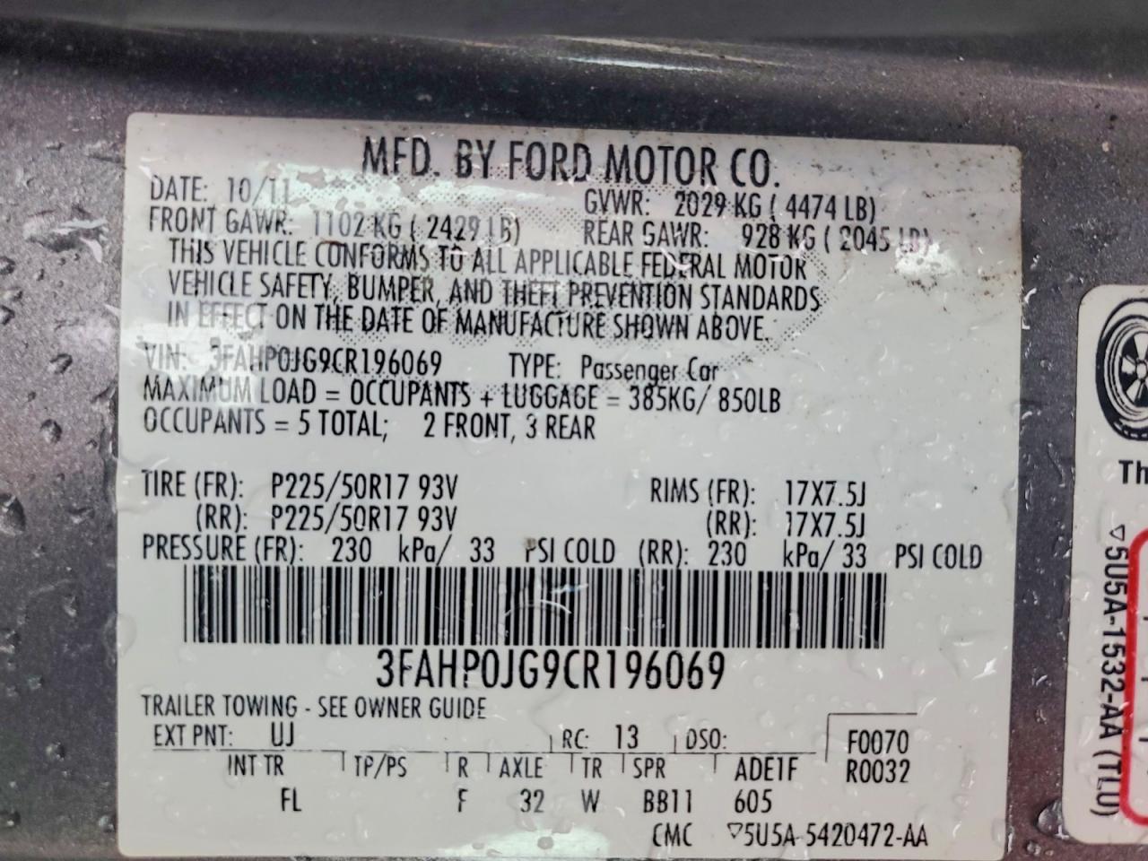 Ford Fusion Sel