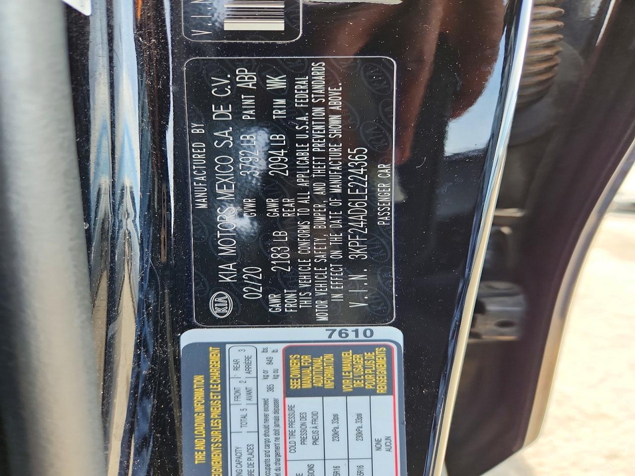Kia Forte Lxs