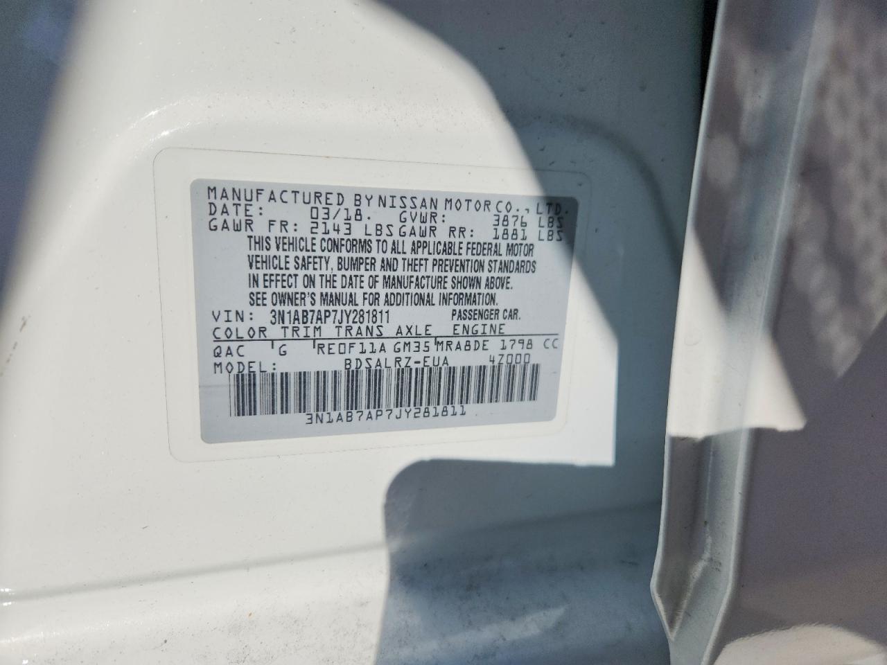 Nissan Sentra Sr