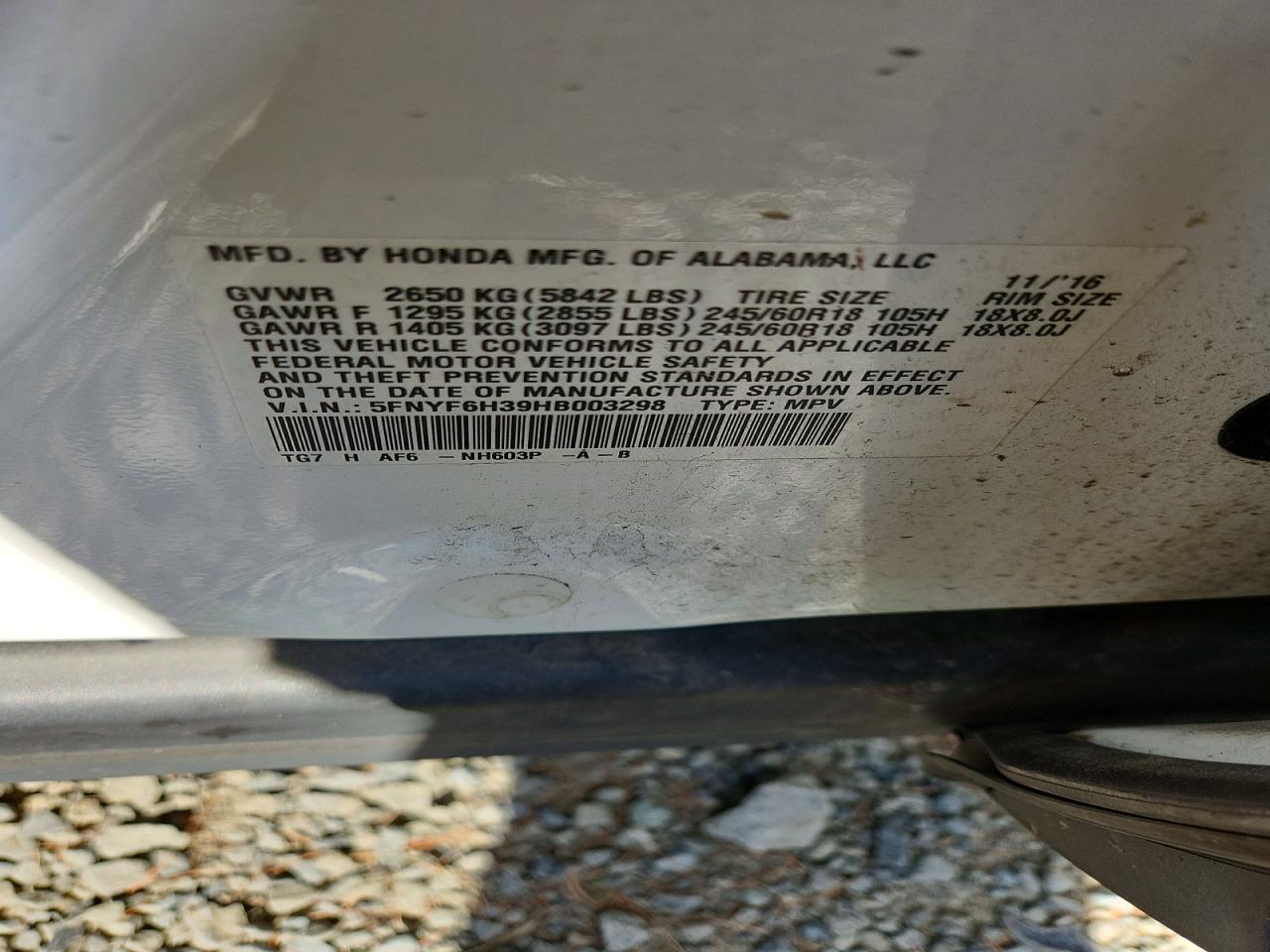 Honda Pilot Ex