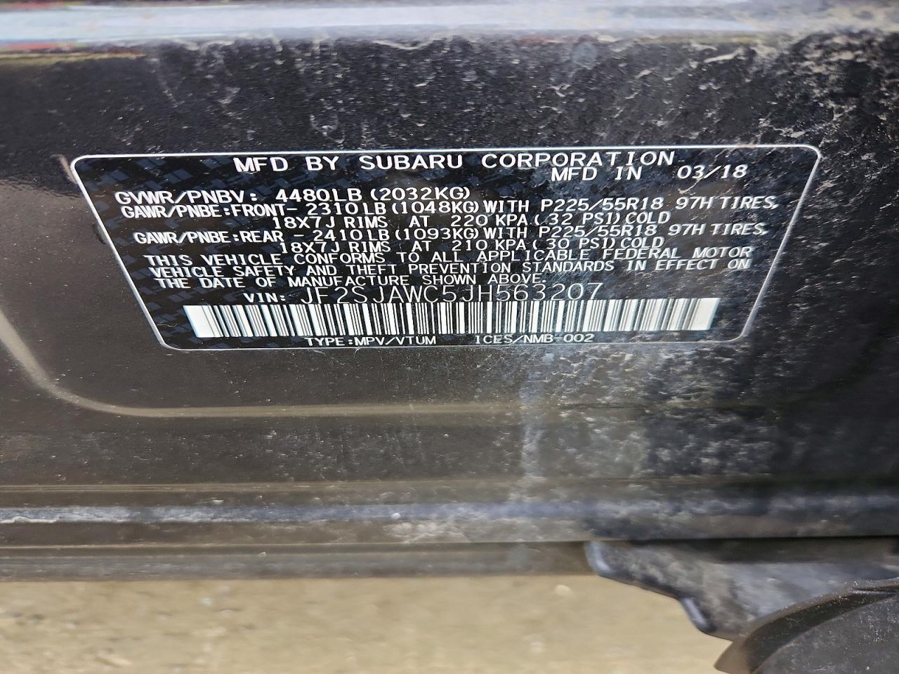Subaru Forester 2.5i Touring