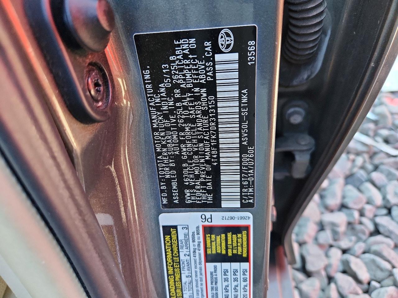 Toyota Camry Le
